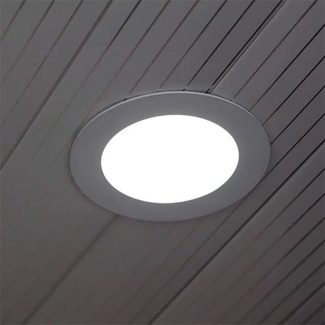 V-Tac Panou LED Panou LED V-Tac SKU-6281 | Rotund, Incorporabil, 18W, 4000K, Sticla