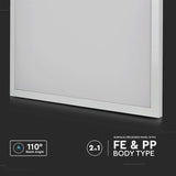 V-Tac Panou LED Panou LED V-Tac SKU-638011 | 36W, 60x60cm, 3960lm, 4000K, 2in1