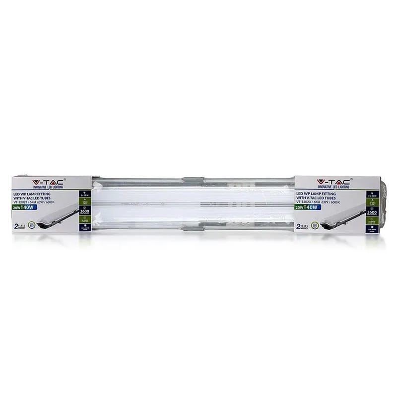 V-Tac Corp iluminat Corp Iluminat LED V-Tac SKU-6387 | 120cm, 2x18W, 4000K Neutru, IP65