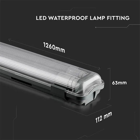 V-Tac Corp iluminat Corp Iluminat LED V-Tac SKU-6387 | 120cm, 2x18W, 4000K Neutru, IP65