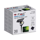 V-Tac Lampa Lampa Gradina V-Tac SKU-6660 | 2W, Incarcare Solara, IP65, 3000K