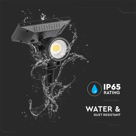 V-Tac Lampa Lampa Gradina V-Tac SKU-6660 | 2W, Incarcare Solara, IP65, 3000K