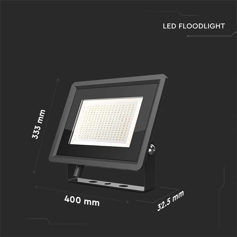 V-Tac Proiector LED Proiector LED V-Tac SKU-6733 | 200W, 4000K, IP65, Negru