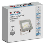 V-Tac Proiector LED Proiector LED V-Tac SKU-6741 | 20W, 4000K, IP65, Alb