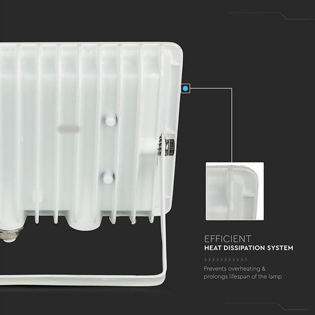 V-Tac Proiector LED Proiector LED V-Tac SKU-6742 | 20W, 6500K, IP65, Alb