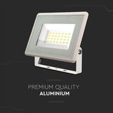 V-Tac Proiector LED Proiector LED V-Tac SKU-6742 | 20W, 6500K, IP65, Alb