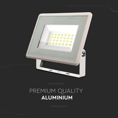 V-Tac Proiector LED Proiector LED V-Tac SKU-6742 | 20W, 6500K, IP65, Alb
