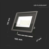 V-Tac Proiector LED Proiector LED V-Tac SKU-6744 | 30W, 4000K, IP65, Negru