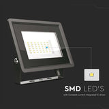 V-Tac Proiector LED Proiector LED V-Tac SKU-6744 | 30W, 4000K, IP65, Negru