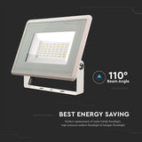 V-Tac Proiector LED Proiector LED V-Tac SKU-6747 | 30W, 4000K, IP65, Alb