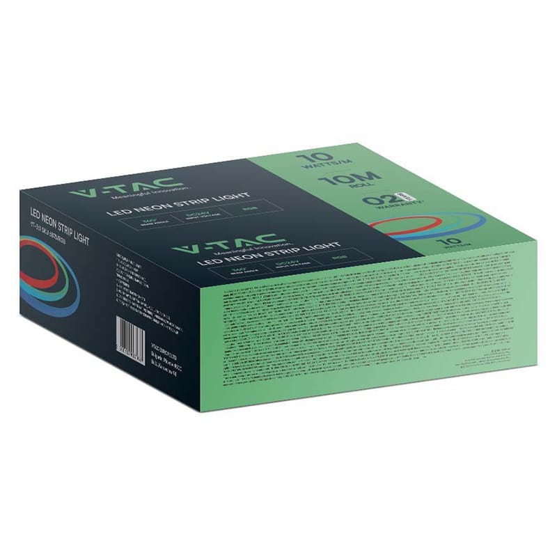 V-Tac Banda LED Banda LED V-Tac SKU-6876 | Neon Flex RGB, 5m, 24V, 24W, IP20
