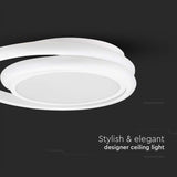 V-Tac Plafoniera LED Plafoniera LED V-Tac SKU-6921 | 38W, 3in1, 4000K, Ø450mm, 4050lm