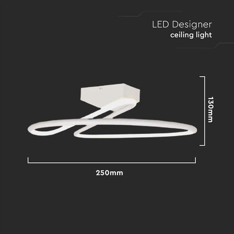 V-Tac Plafoniera LED Plafoniera LED V-Tac SKU-6927 | 20W, 4000K, 2130lm, Ø250mm, Alb