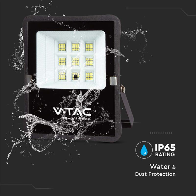 V-Tac Proiector LED Proiector LED V-Tac SKU-6964 | 6W, 6400K, Incarcare Solara