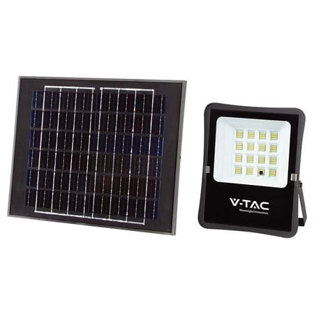V-Tac Proiector LED Proiector LED Solar V-Tac SKU-6968 | 15W, 6400K, Incarcare Solara