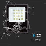 V-Tac Proiector LED Proiector LED Solar V-Tac SKU-6968 | 15W, 6400K, Incarcare Solara