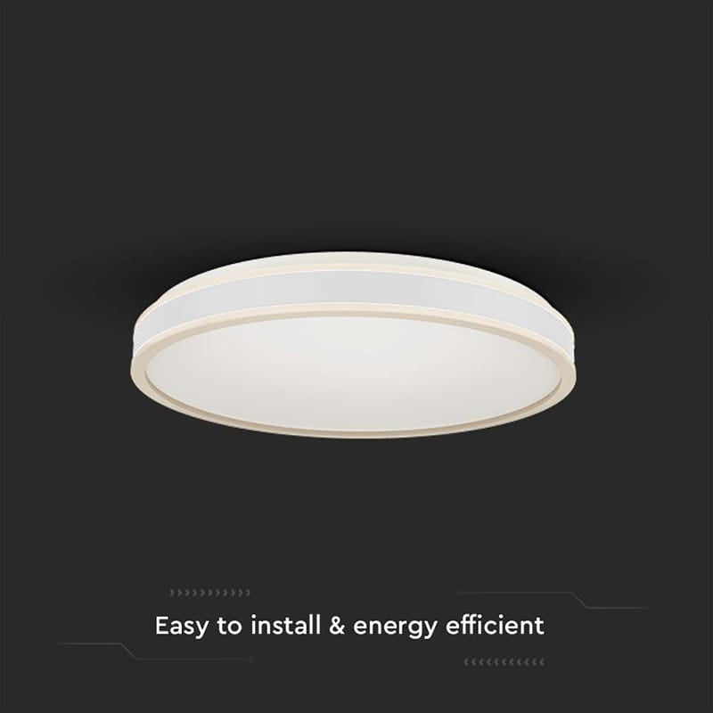 V-Tac Plafoniera LED Plafoniera LED V-Tac SKU-6987 | 18W, 4000K, 1280lm, Ø350mm, Alb
