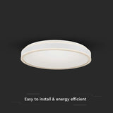 V-Tac Plafoniera LED Plafoniera LED V-Tac SKU-6987 | 18W, 4000K, 1280lm, Ø350mm, Alb