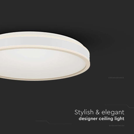 V-Tac Plafoniera LED Plafoniera LED V-Tac SKU-6987 | 18W, 4000K, 1280lm, Ø350mm, Alb
