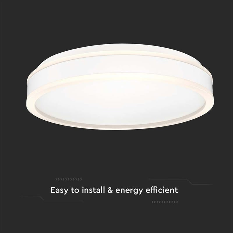 V-Tac Plafoniera LED Plafoniera LED V-Tac SKU-6989 | 24W, 3in1, 4000K, 2500lm, Ø400mm