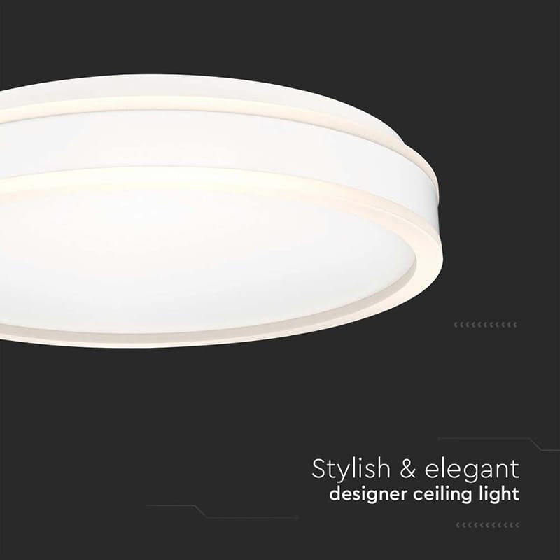 V-Tac Plafoniera LED Plafoniera LED V-Tac SKU-6989 | 24W, 3in1, 4000K, 2500lm, Ø400mm