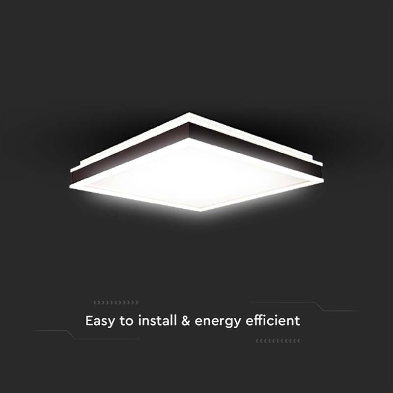 V-Tac Plafoniera LED Plafoniera LED V-Tac SKU-6990 | 18W, 3 in 1, 4000K, 1490lm, Negru