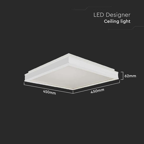 V-Tac Plafoniera LED Plafoniera LED V-Tac SKU-6993 | 24W, 3 in 1, 4000K, 2450lm, 400x400mm
