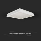 V-Tac Plafoniera LED Plafoniera LED V-Tac SKU-6993 | 24W, 3 in 1, 4000K, 2450lm, 400x400mm
