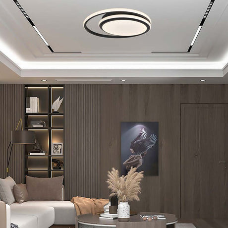 V-Tac Plafoniera LED Plafoniera LED V-Tac SKU-6994 | 24W, 3in1, Negru, 4000K, 2560lm, Ø300mm