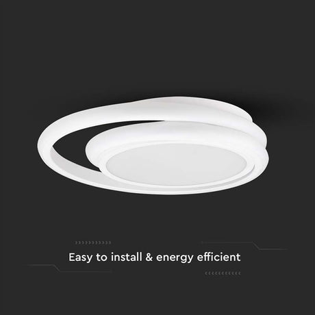 V-Tac Plafoniera LED Plafoniera LED V-Tac SKU-6995 | 24W, 3in1, 4000K, 2560lm, Ø300mm