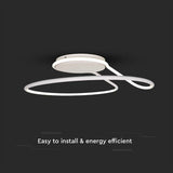 V-Tac Plafoniera LED Plafoniera LED V-Tac SKU-6997 | 24W, 3in1, 4000K, 2560lm, Ø250mm