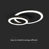 V-Tac Lampa LED Candelabru LED V-Tac SKU-7000 | 20W, 3000K, Ø45cm, 2130lm, Negru