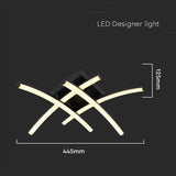 V-Tac Lampa LED Candelabru LED V-Tac SKU-7003 | 24W, 3000K Alb Cald, 2500lm, Negru