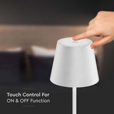 V-Tac Lampa LED Lampadar V-Tac SKU-7007 | 4W, Acumulator, IP54, 3000K, Alb