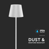 V-Tac Lampa LED Lampadar V-Tac SKU-7007 | 4W, Acumulator, IP54, 3000K, Alb