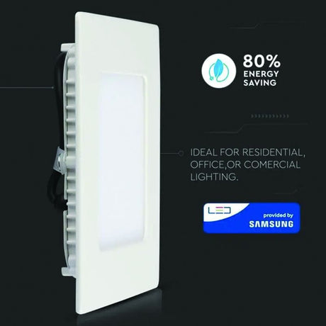 V-Tac Panou LED Panou LED V-Tac SKU-710 | Incorporabil, Patrat, 12W, 4000K, CIP Samsung