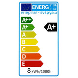 V-Tac Bec LED SMART Bec LED V-Tac SKU-7155 | G125, E27, 8W, Filament, 2200K, Reglabil
