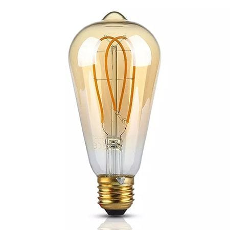 V-Tac Lampa LED Bec LED V-Tac SKU-7220 | E27, 5W, Filament, 2200K, ST64 Edison