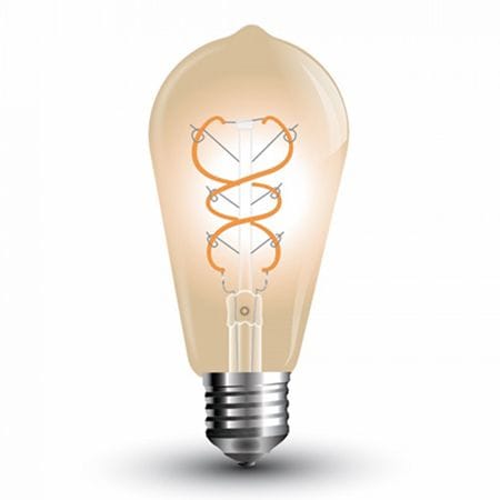 V-Tac Lampa LED Bec LED V-Tac SKU-7416 | E27, 5W, Filament, Reglabil, 2200K