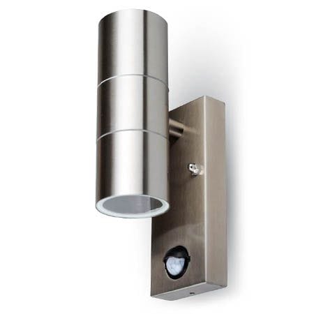 V-Tac Corp iluminat Corp Iluminat V-Tac SKU-7503 | 2xGU10, IP44, Senzor Miscare, Inox
