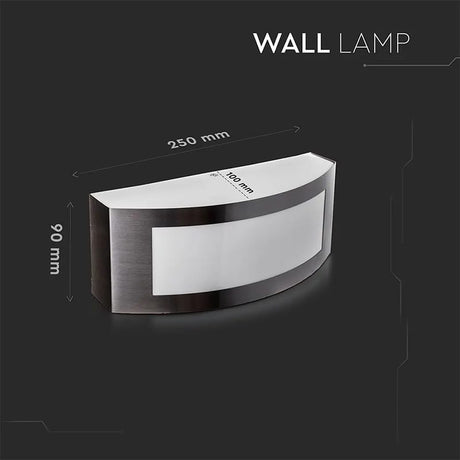 V-Tac Corp iluminat Corp Iluminat V-Tac SKU-7513 | Soclu E27, IP44, Argintiu