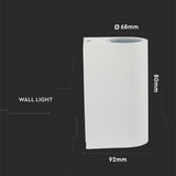 V-Tac Corp iluminat Corp Iluminat V-Tac SKU-7542 | 2x GU10, IP44, Alb