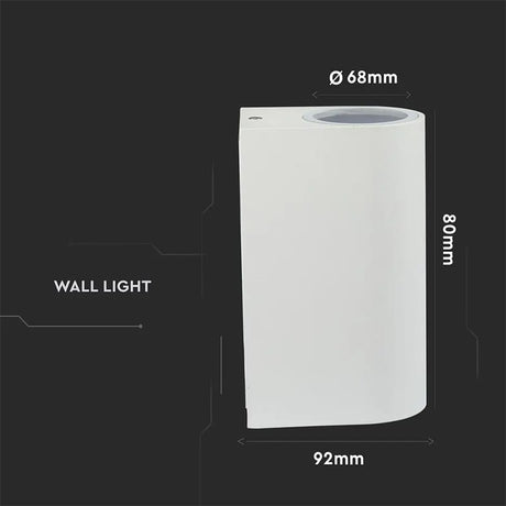 V-Tac Corp iluminat Corp Iluminat V-Tac SKU-7542 | 2x GU10, IP44, Alb