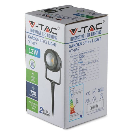 V-Tac Lampa LED Lampa LED V-Tac SKU-7552 | 12W, IP65, Lumina Verde, Exterior
