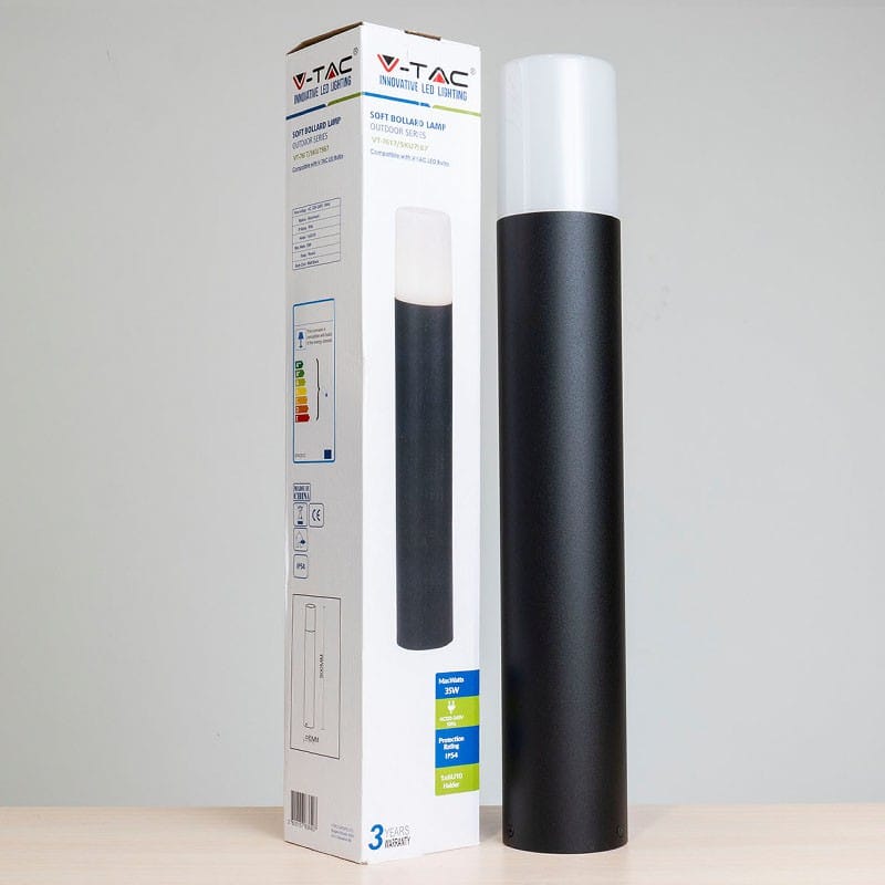 V-Tac Lampa Lampa Gradina V-Tac SKU-7567 | GU10, 80x80x50cm, IP54, Negru