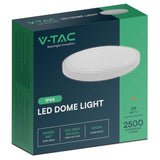 V-Tac Plafoniera LED Plafoniera LED V-Tac SKU-76191 | 24W, IP44, 4000K Alb Neutru, Alb