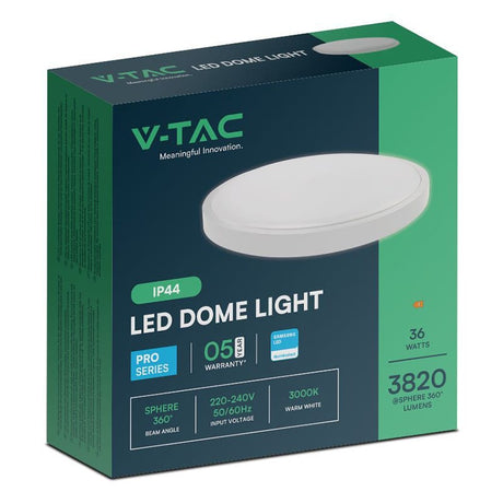 V-Tac Plafoniera LED Plafoniera LED V-Tac SKU-76221-24 | 36W, IP44, 4000K, Alb