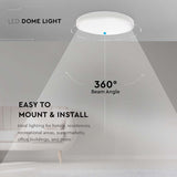 V-Tac Plafoniera LED Plafoniera LED V-Tac SKU-7622 | 30W, IP44, 4000K Alb Neutru, Alb