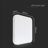 V-Tac Plafoniera LED Plafoniera LED V-Tac SKU-76251-24 | 18W, IP44, 4000K, Alb