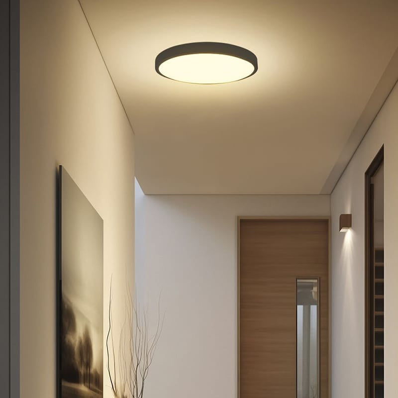 V-Tac Plafoniera LED Plafoniera LED V-Tac SKU-76341-24 | 18W, IP44, 4000K, Negru